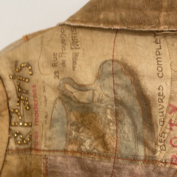 Paris Western Jacket  denim twill Sz 8 - Picture 3 of 6